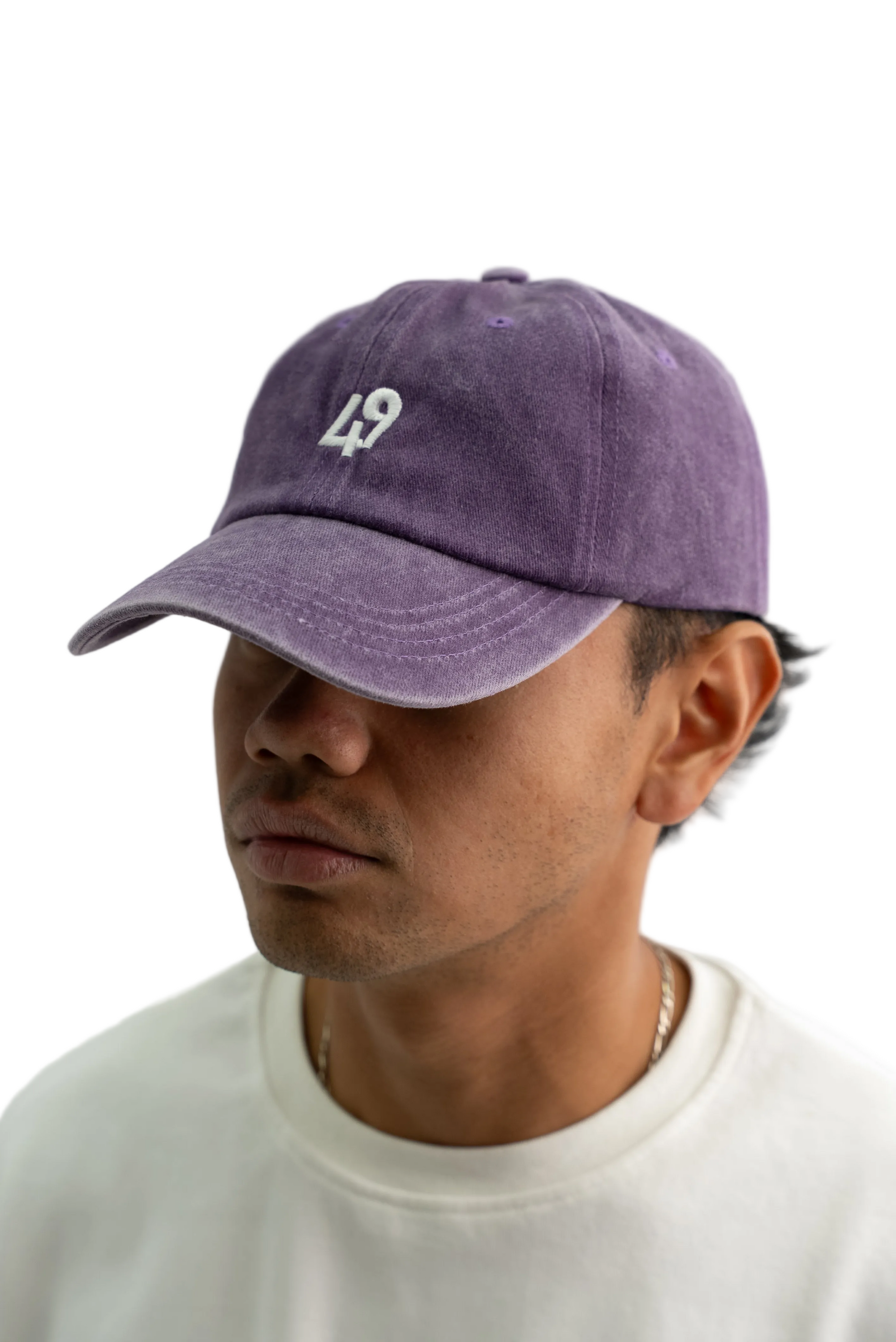 PURPLE WASHED 49 ESSENTIAL CAP