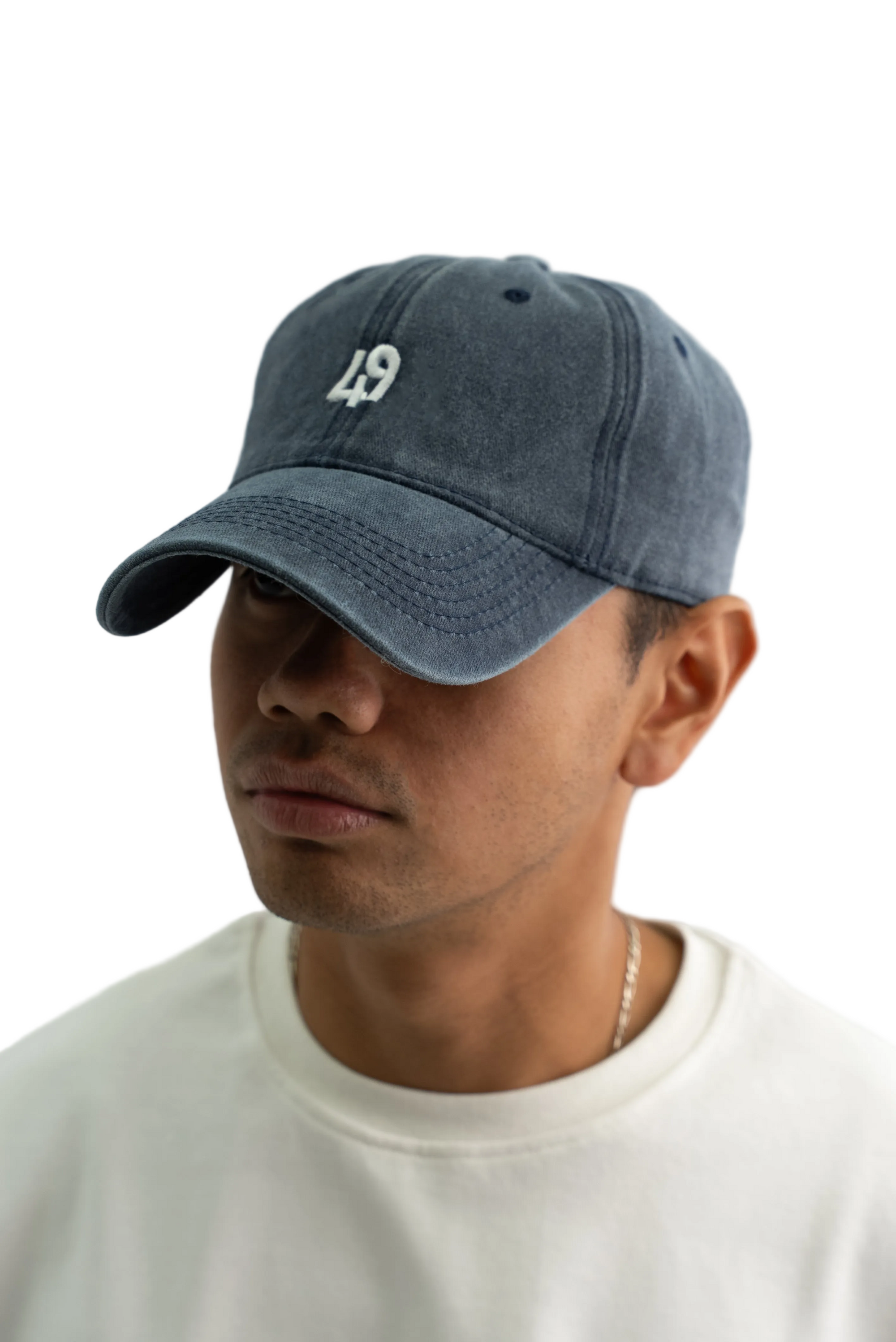 DARK NAVY WASHED 49 ESSENTIAL CAP