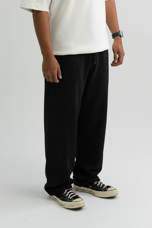 BLACK 49 OVERSIZED SWEATPANTS